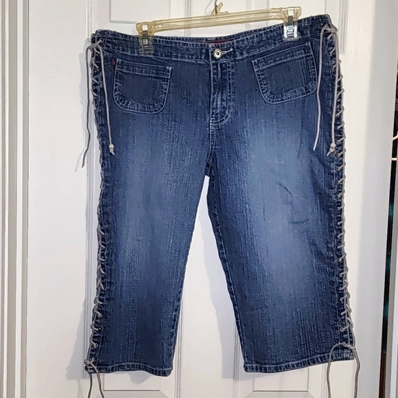 Zana di lace up capris Sz 13 -Vintage - Picture 1 of 7